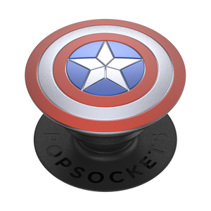 Aluminum Captain America's Shield PopGrip, PopSockets