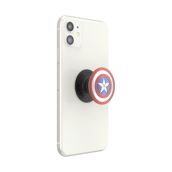 Aluminum Captain America's Shield PopGrip, PopSockets