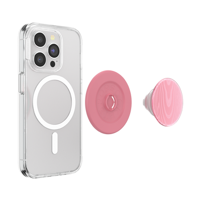 Aluminum Moire Putty PopGrip for MagSafe