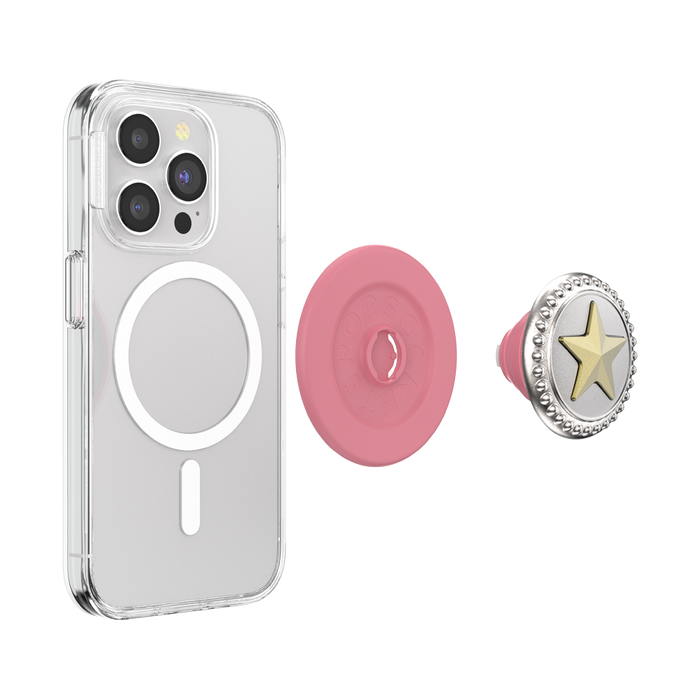 Enamel Lone Star PopGrip for MagSafe, PopSockets
