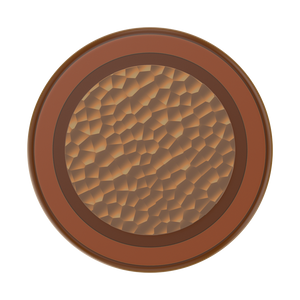Enamel Hammered-Copper-Tone PopGrip for MagSafe, PopSockets