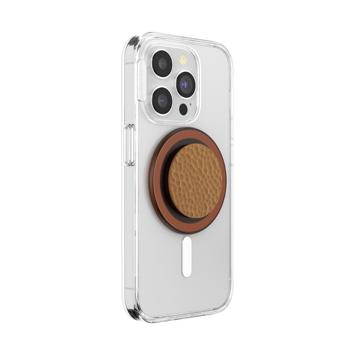 Enamel Hammered-Copper-Tone PopGrip for MagSafe, PopSockets