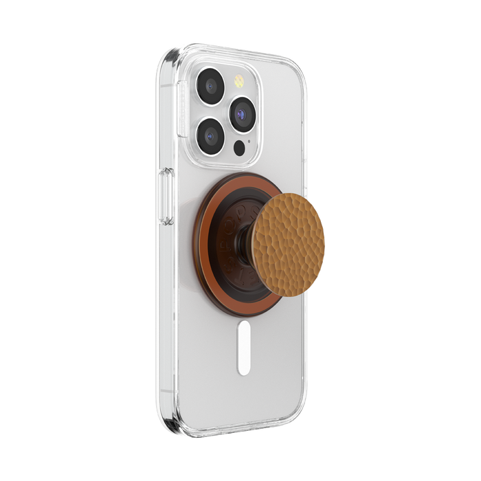 Enamel Hammered-Copper-Tone PopGrip for MagSafe, PopSockets