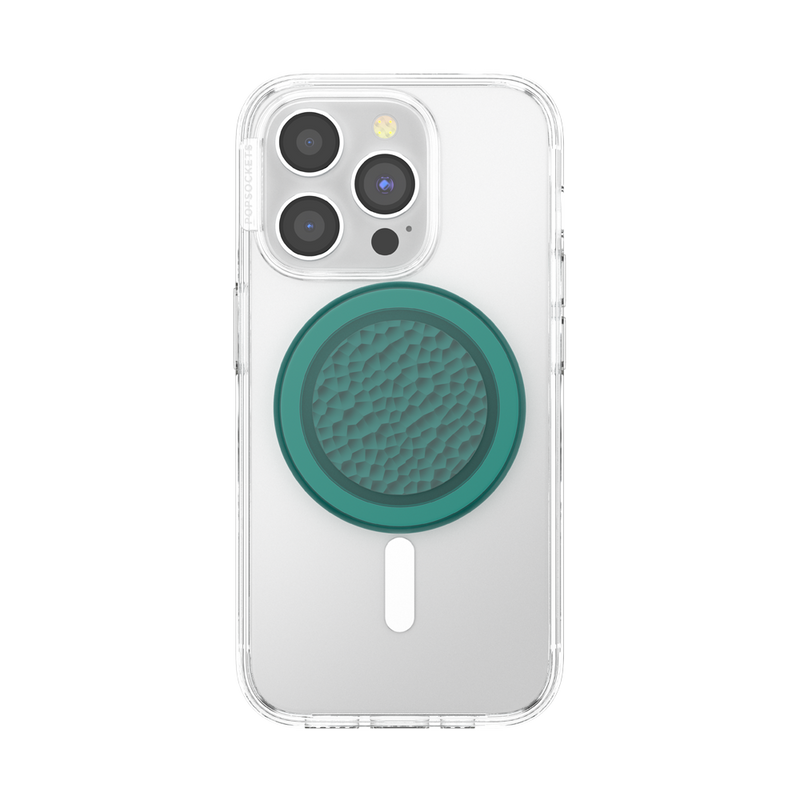 Enamel Hammered Fresh Pine PopGrip for MagSafe