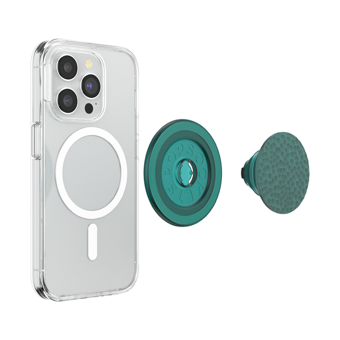 Enamel Hammered Fresh Pine PopGrip for MagSafe, PopSockets