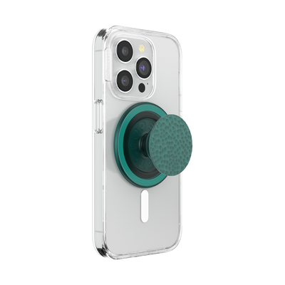 Enamel Hammered Fresh Pine PopGrip for MagSafe