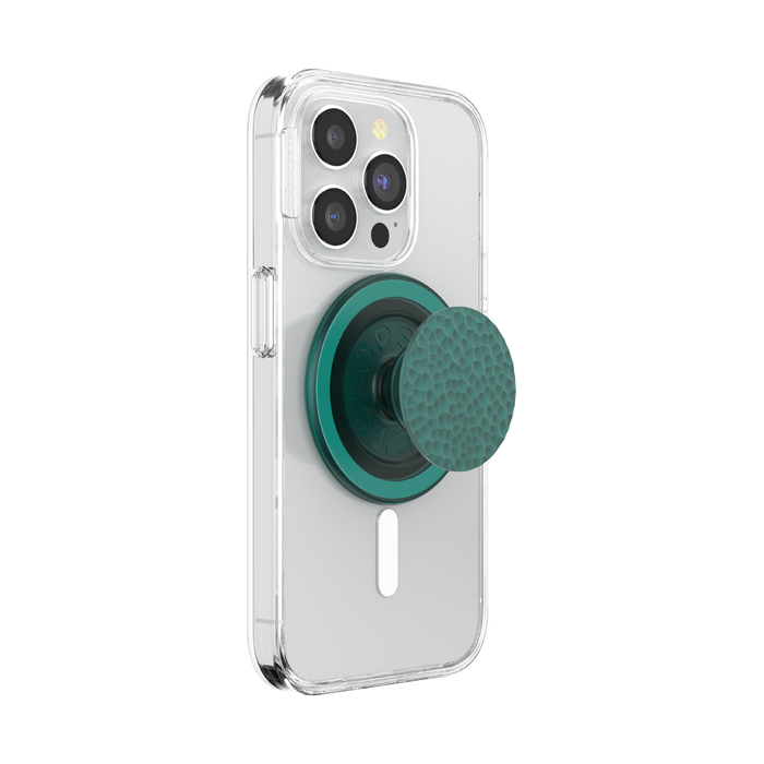 Enamel Hammered Fresh Pine PopGrip for MagSafe, PopSockets