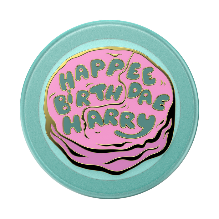 Enamel Happee Birthdae Harry PopGrip for MagSafe, PopSockets