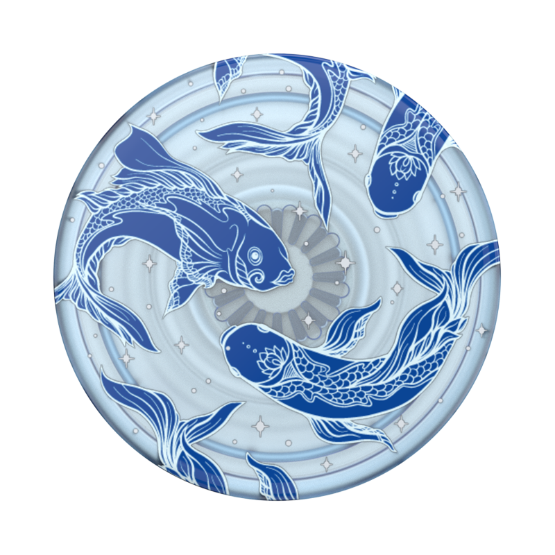 Translucent Cosmic Koi PopPlant PopGrip