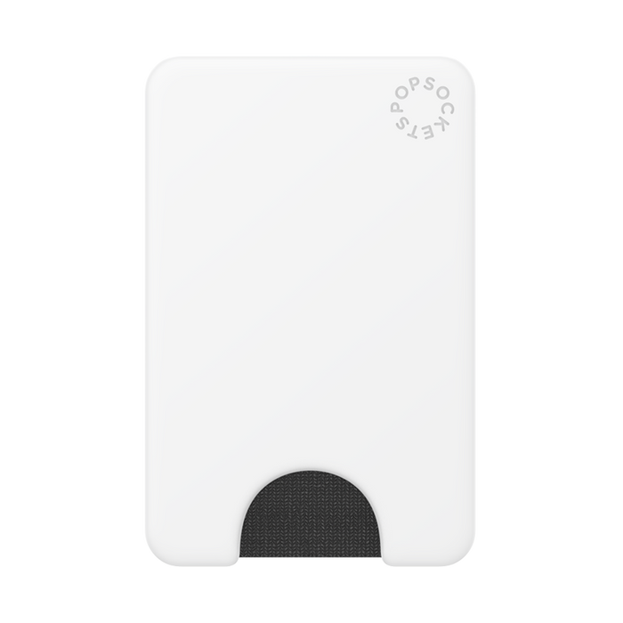 White PopWallet for MagSafe, PopSockets