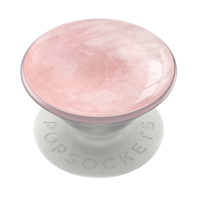 Rose Quartz Genuine Gemstone PopGrip